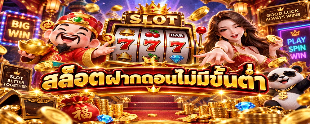 สล็อตฝากถอนไม่มีขั้นต่ำ